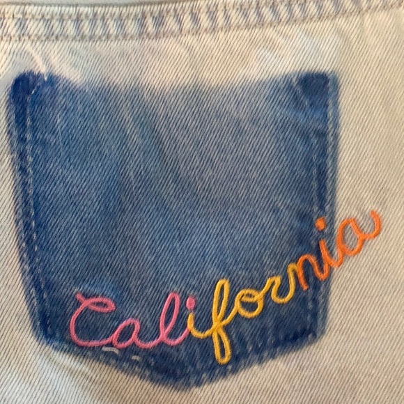 Light Washed Denim Shorts - Picture 4 of 6